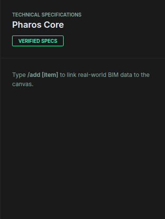 Connected Specifications